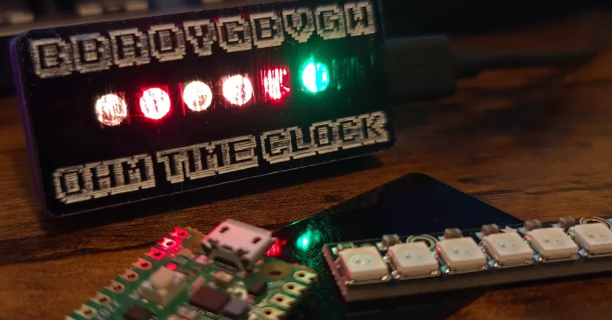 Pico W Resistor Clock