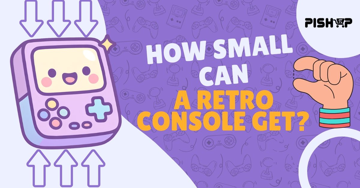 small retro console
