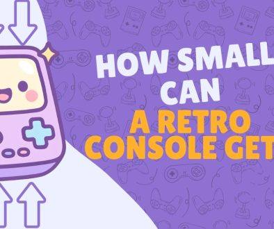 small retro console